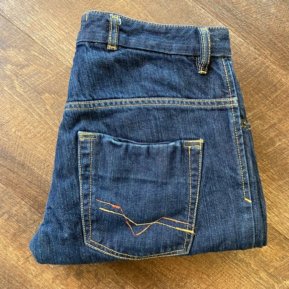 Diesel Looi Pleated Straight Leg Jeans -29x32 - Picture 9 of 9